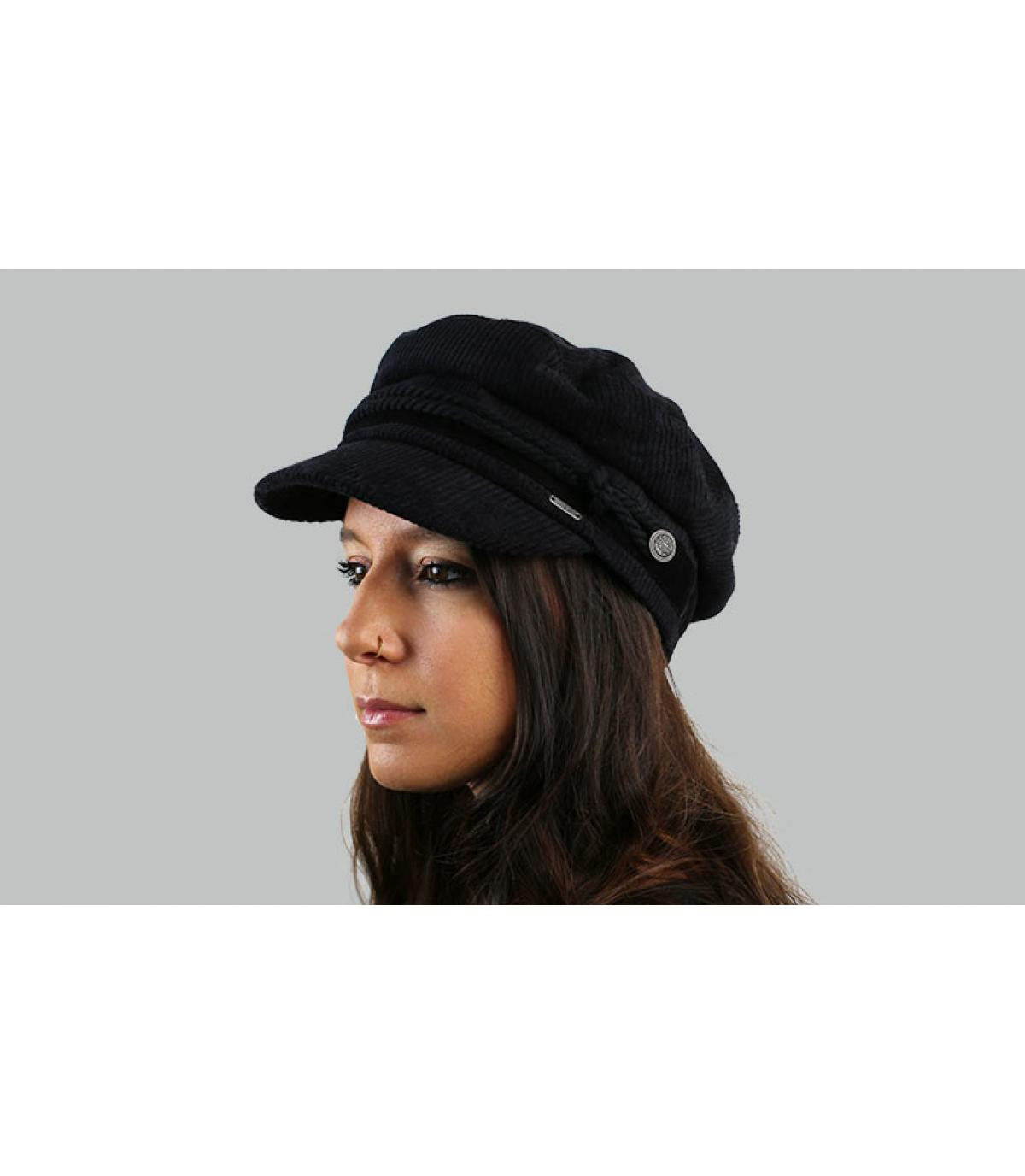 Seemanns Cap schwarz Barts Odessa Cap black